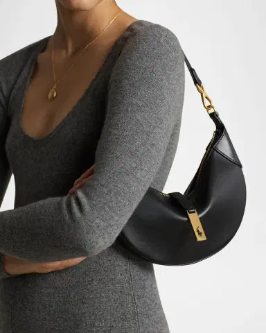 Polo Ralph Lauren Polo ID Calfskin Mini Shoulder Bag | Thumbnail 2 Polo Ralph Lauren Polo ID Calfskin Mini Shoulder Bag | Thumbnail 2