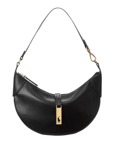 Polo Ralph Lauren Polo ID Calfskin Mini Shoulder Bag | Thumbnail 1 Polo Ralph Lauren Polo ID Calfskin Mini Shoulder Bag | Thumbnail 1