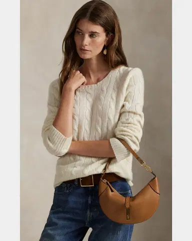 Polo Ralph Lauren Polo ID Calfskin Mini Shoulder Bag | Thumbnail 9 Polo Ralph Lauren Polo ID Calfskin Mini Shoulder Bag | Thumbnail 9