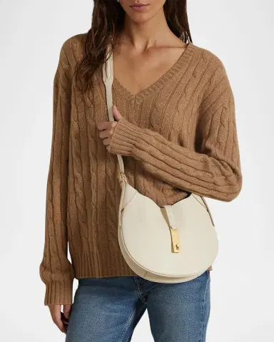 Polo Ralph Lauren Polo ID Leather Small Shoulder Bag | Thumbnail 5 Polo Ralph Lauren Polo ID Leather Small Shoulder Bag | Thumbnail 5