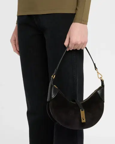 Polo Ralph Lauren Polo ID Suede Mini Shoulder Bag | Thumbnail 2 Polo Ralph Lauren Polo ID Suede Mini Shoulder Bag | Thumbnail 2
