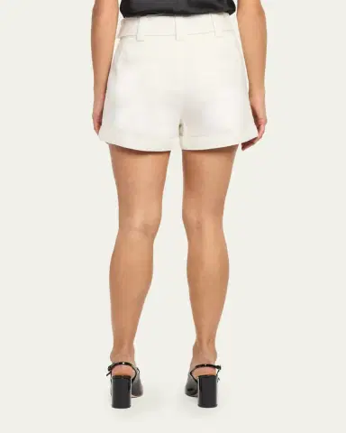 Cinq à Sept Aldi Belted Wide-Leg Linen Shorts | Thumbnail 2 Cinq à Sept Aldi Belted Wide-Leg Linen Shorts | Thumbnail 2