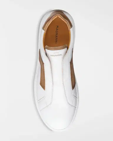 Magnanni Men's Phoenix Leather Slip-On Sneakers | Thumbnail 5 Magnanni Men's Phoenix Leather Slip-On Sneakers | Thumbnail 5