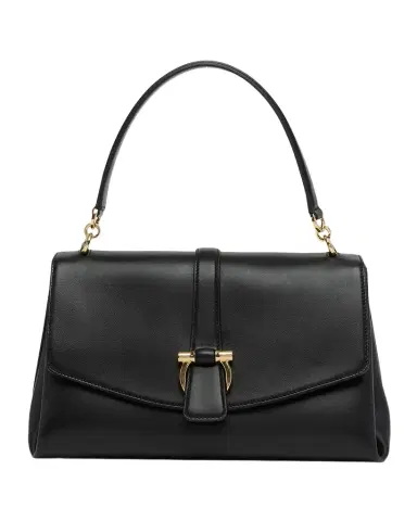 Ferragamo Medium Leather Top-Handle Bag | Thumbnail 1 Ferragamo Medium Leather Top-Handle Bag | Thumbnail 1