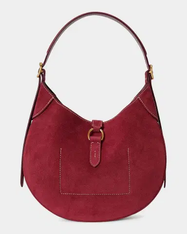 Polo Ralph Lauren Polo ID Suede Small Shoulder Bag | Thumbnail 2 Polo Ralph Lauren Polo ID Suede Small Shoulder Bag | Thumbnail 2