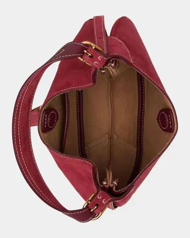 Polo Ralph Lauren Polo ID Suede Small Shoulder Bag | Thumbnail 3 Polo Ralph Lauren Polo ID Suede Small Shoulder Bag | Thumbnail 3