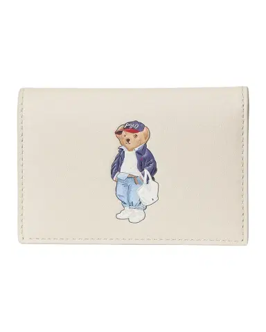 Polo Ralph Lauren Polo Bear Leather Flapped Card Case | Thumbnail 1 Polo Ralph Lauren Polo Bear Leather Flapped Card Case | Thumbnail 1