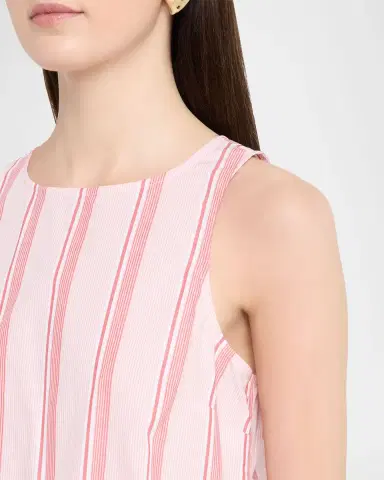 Rosie Assoulin Striped Sleeveless Chevron Top | Thumbnail 5 Rosie Assoulin Striped Sleeveless Chevron Top | Thumbnail 5