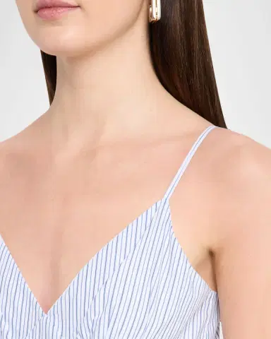 Rosie Assoulin Striped Cotton Poplin Cami Maxi Dress | Thumbnail 5 Rosie Assoulin Striped Cotton Poplin Cami Maxi Dress | Thumbnail 5