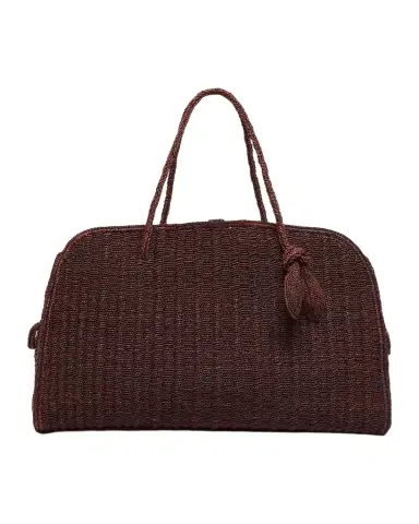 Jacquemus Le Grand Turismo Raffia Bowling Top-Handle Bag | Thumbnail 1 Jacquemus Le Grand Turismo Raffia Bowling Top-Handle Bag | Thumbnail 1