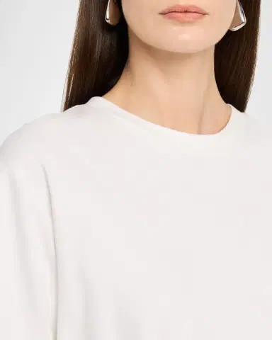 Weekend Max Mara Short-Sleeve Crewneck Cotton Jersey Tee | Thumbnail 4 Weekend Max Mara Short-Sleeve Crewneck Cotton Jersey Tee | Thumbnail 4