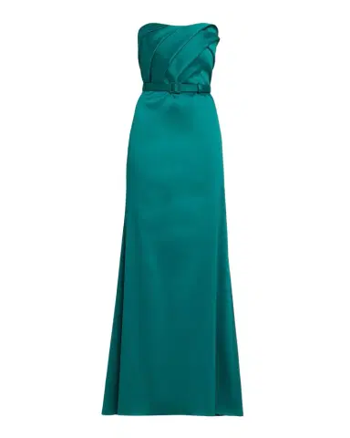 Aidan Mattox Strapless Pleated Stretch Mikado Gown | Thumbnail 1 Aidan Mattox Strapless Pleated Stretch Mikado Gown | Thumbnail 1
