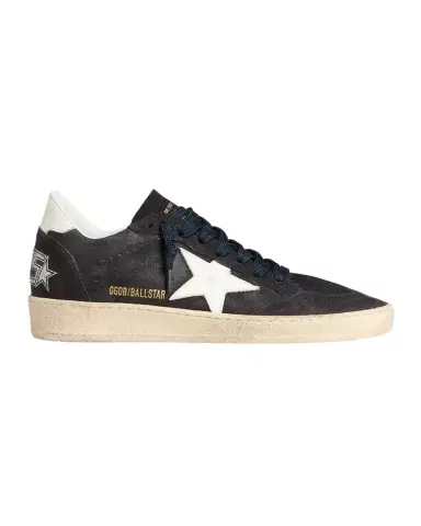 Golden Goose Ball Star Mixed Leather Low-Top Sneakers | Thumbnail 1 Golden Goose Ball Star Mixed Leather Low-Top Sneakers | Thumbnail 1