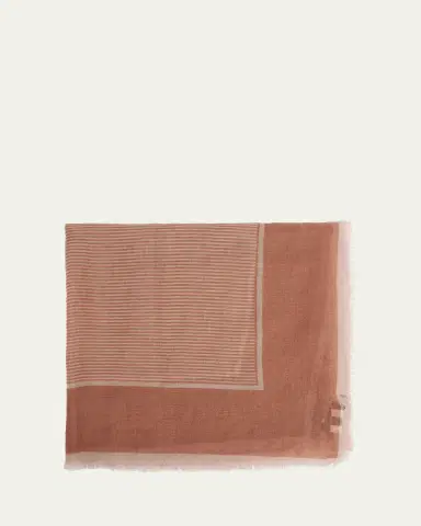 Saint Laurent Cassandre Cashmere & Silk Etamine Scarf | Thumbnail 4 Saint Laurent Cassandre Cashmere & Silk Etamine Scarf | Thumbnail 4