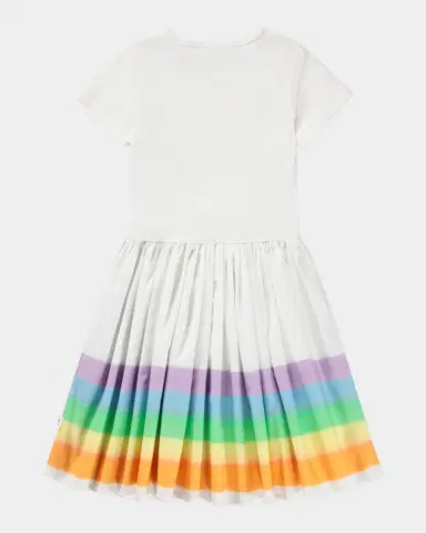 Molo Girl's Cissa Short-Sleeved Organic Cotton Dress | Thumbnail 2 Molo Girl's Cissa Short-Sleeved Organic Cotton Dress | Thumbnail 2