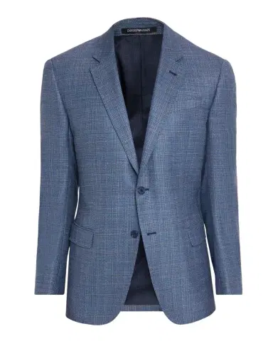 Emporio Armani Men's Micro Check Wool-Blend Sport Coat | Thumbnail 1 Emporio Armani Men's Micro Check Wool-Blend Sport Coat | Thumbnail 1
