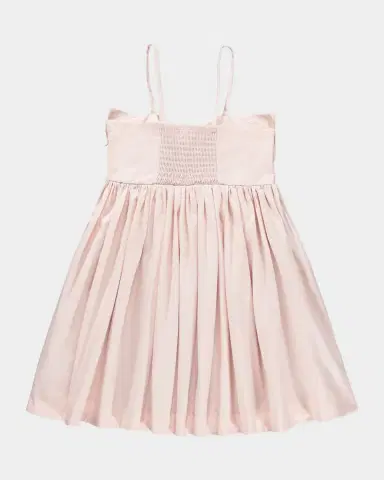 Molo Girl's Caysi Bow-Embellished Organic Cotton Dress | Thumbnail 2 Molo Girl's Caysi Bow-Embellished Organic Cotton Dress | Thumbnail 2
