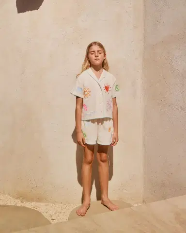 MOLO Girl's Rosalle Embroidered Cotton Short-Sleeve Shirt | Thumbnail 4 MOLO Girl's Rosalle Embroidered Cotton Short-Sleeve Shirt | Thumbnail 4