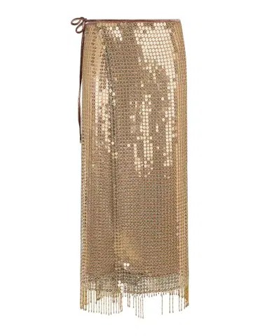 Roberto Cavalli Sequined Fishnet Midi Wrap Skirt | Thumbnail 1 Roberto Cavalli Sequined Fishnet Midi Wrap Skirt | Thumbnail 1