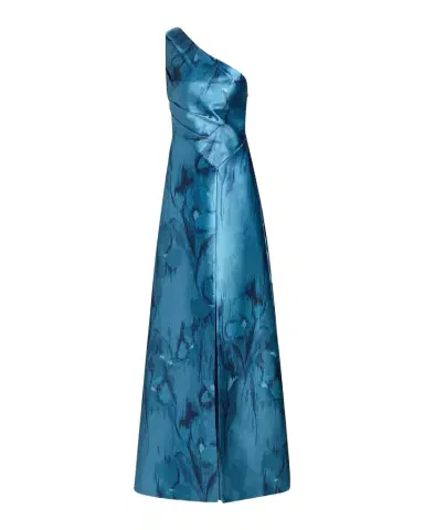 Kay Unger New York Faith Sleeveless One-Shoulder Gown | Thumbnail 1 Kay Unger New York Faith Sleeveless One-Shoulder Gown | Thumbnail 1