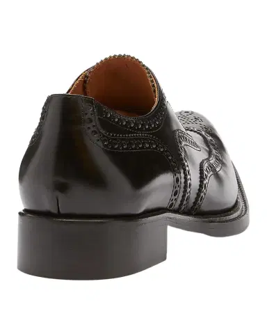 Versace Men's Maverick Leather Derby Shoes | Thumbnail 1 Versace Men's Maverick Leather Derby Shoes | Thumbnail 1