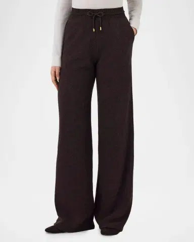 Loro Piana North Woods Wool-Cashmere Wide-Leg Drawstring Pants | Thumbnail 4 Loro Piana North Woods Wool-Cashmere Wide-Leg Drawstring Pants | Thumbnail 4