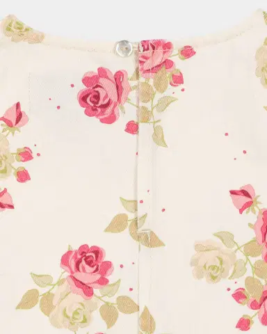 Konges Slojd Girl 's Magot Sleeveless Floral Cotton Dress, Size 18M-10 | Thumbnail 3 Konges Slojd Girl 's Magot Sleeveless Floral Cotton Dress, Size 18M-10 | Thumbnail 3