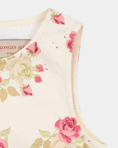 Konges Slojd Girl 's Magot Sleeveless Floral Cotton Dress, Size 18M-10 | Thumbnail 4 Konges Slojd Girl 's Magot Sleeveless Floral Cotton Dress, Size 18M-10 | Thumbnail 4
