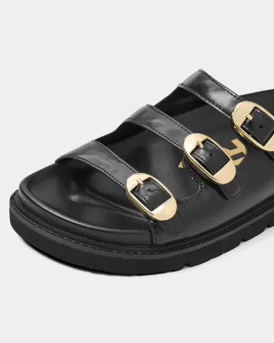 Marc Jacobs The Leather Kiki Slides | Thumbnail 3 Marc Jacobs The Leather Kiki Slides | Thumbnail 3