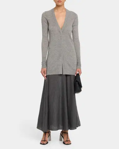 Malo Cashmere Wide Rib Long Cardigan | Thumbnail 2 Malo Cashmere Wide Rib Long Cardigan | Thumbnail 2