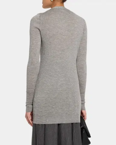 Malo Cashmere Wide Rib Long Cardigan | Thumbnail 3 Malo Cashmere Wide Rib Long Cardigan | Thumbnail 3
