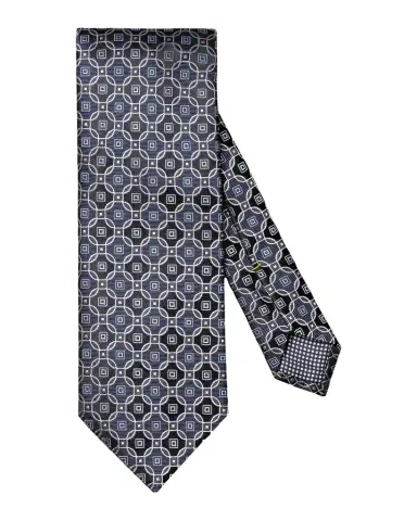 Eton Men's Maxi-Medallion Silk Jacquard Tie | Thumbnail 1 Eton Men's Maxi-Medallion Silk Jacquard Tie | Thumbnail 1