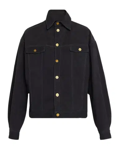 Willy Chavarria Men 's Chachi Denim Trucker Jacket | Thumbnail 1 Willy Chavarria Men 's Chachi Denim Trucker Jacket | Thumbnail 1
