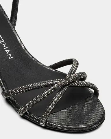 Stuart Weitzman 50mm Nudistini Shine Leather Noir Ankle-Strap Sandals | Thumbnail 3 Stuart Weitzman 50mm Nudistini Shine Leather Noir Ankle-Strap Sandals | Thumbnail 3