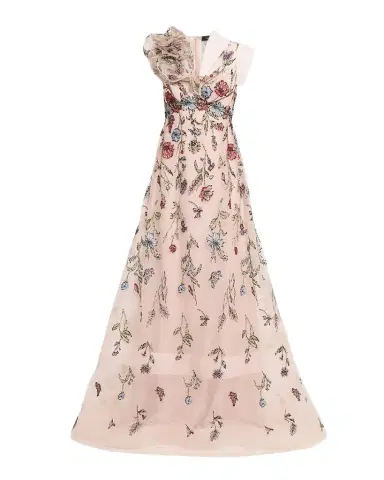 Rickie Freeman for Teri Jon Floral-Embroidered Tulle Gown | Thumbnail 1 Rickie Freeman for Teri Jon Floral-Embroidered Tulle Gown | Thumbnail 1