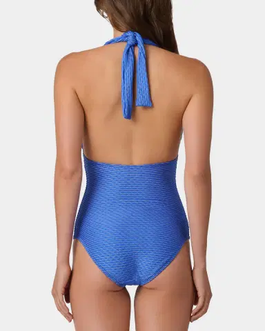 Shoshanna Patterned Halter One-Piece Swimsuit | Thumbnail 2 Shoshanna Patterned Halter One-Piece Swimsuit | Thumbnail 2