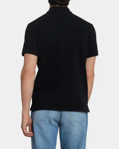 Ami Paris Men 's Cotton Pique Ami De Coeur Polo Shirt | Thumbnail 2 Ami Paris Men 's Cotton Pique Ami De Coeur Polo Shirt | Thumbnail 2