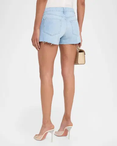 L'AGENCE Teya Low-Rise Denim Shorts | Thumbnail 3 L'AGENCE Teya Low-Rise Denim Shorts | Thumbnail 3