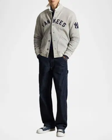 Polo Ralph Lauren Men's Yankees Fleece Jacket | Thumbnail 2 Polo Ralph Lauren Men's Yankees Fleece Jacket | Thumbnail 2