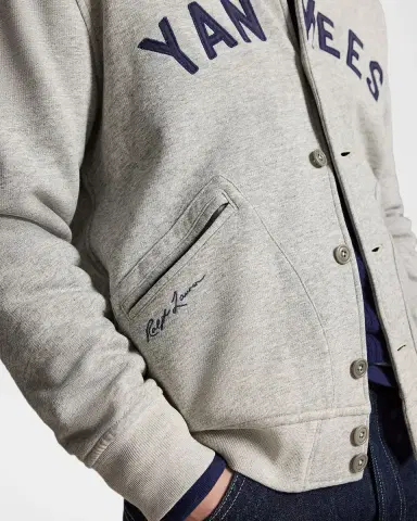 Polo Ralph Lauren Men's Yankees Fleece Jacket | Thumbnail 6 Polo Ralph Lauren Men's Yankees Fleece Jacket | Thumbnail 6