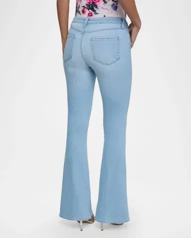 L'Agence Taney Low-Rise Sneaker Flare Jeans | Thumbnail 2 L'Agence Taney Low-Rise Sneaker Flare Jeans | Thumbnail 2