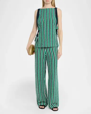 Simkhai Brenner Knit Straight-Leg Pants | Thumbnail 2 Simkhai Brenner Knit Straight-Leg Pants | Thumbnail 2