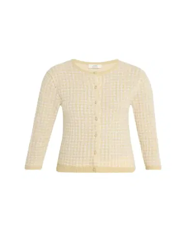 Vince Gingham Knit Cardigan | Thumbnail 1 Vince Gingham Knit Cardigan | Thumbnail 1
