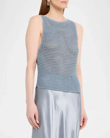 Vince Open-Work Tank Top | Thumbnail 4 Vince Open-Work Tank Top | Thumbnail 4