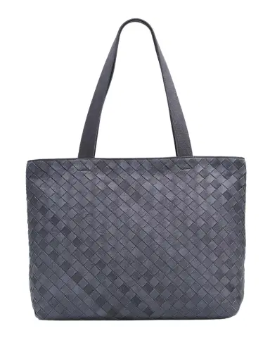 Bottega Veneta Men's Intrecciato Suede Tote Bag | Thumbnail 1 Bottega Veneta Men's Intrecciato Suede Tote Bag | Thumbnail 1