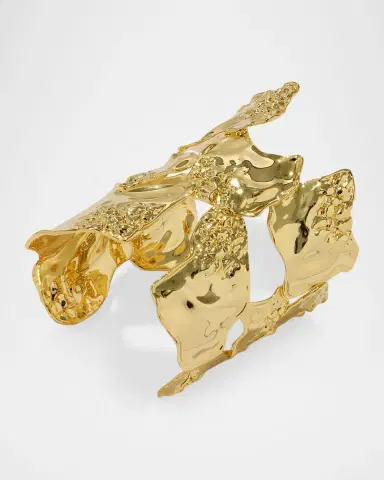 Alexis Bittar Brut Gold Reef Cuff Bracelet | Thumbnail 3 Alexis Bittar Brut Gold Reef Cuff Bracelet | Thumbnail 3
