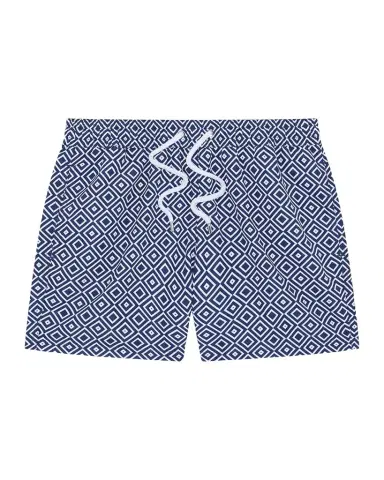 Frescobol Carioca Men's Angra Nylon Geometric Tile-Print Sport Swim Shorts | Thumbnail 1 Frescobol Carioca Men's Angra Nylon Geometric Tile-Print Sport Swim Shorts | Thumbnail 1