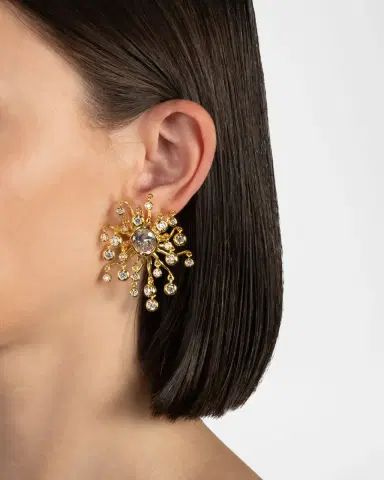 Alexis Bittar Asterales Modernist Clip Earrings | Thumbnail 2 Alexis Bittar Asterales Modernist Clip Earrings | Thumbnail 2