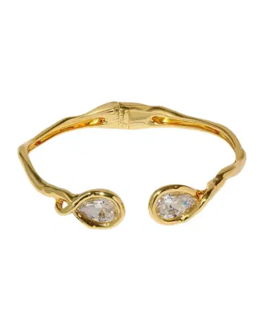 Alexis Bittar Asterales Crystal Capped Hinge Cuff Bracelet | Thumbnail 1 Alexis Bittar Asterales Crystal Capped Hinge Cuff Bracelet | Thumbnail 1