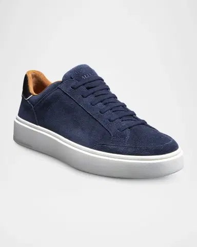 Allen Edmonds Men's Oliverstretch Suede Low-Top Sneakers | Thumbnail 2 Allen Edmonds Men's Oliverstretch Suede Low-Top Sneakers | Thumbnail 2